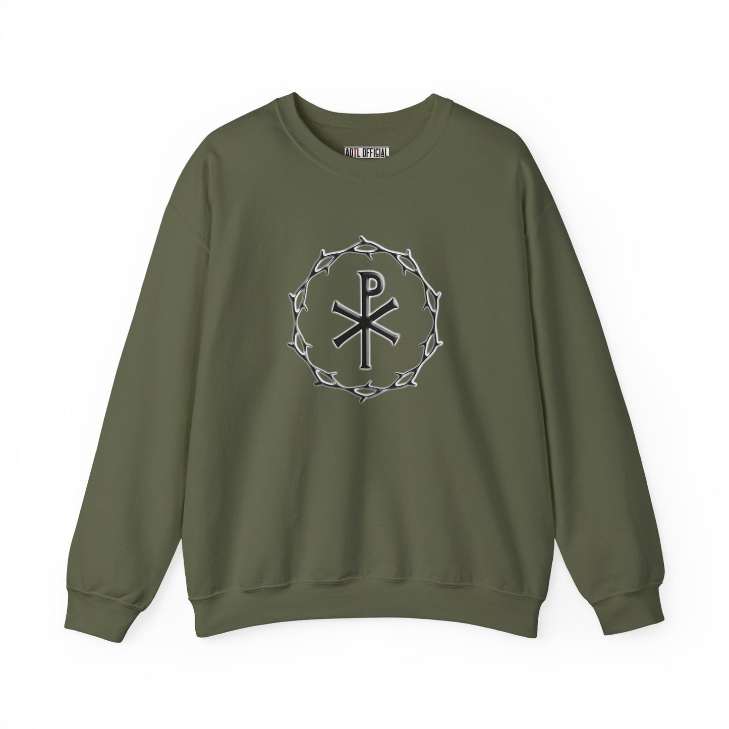 Circle of Thorns & Chi-Rho Unisex Heavy Blend™ Crewneck Sweatshirt