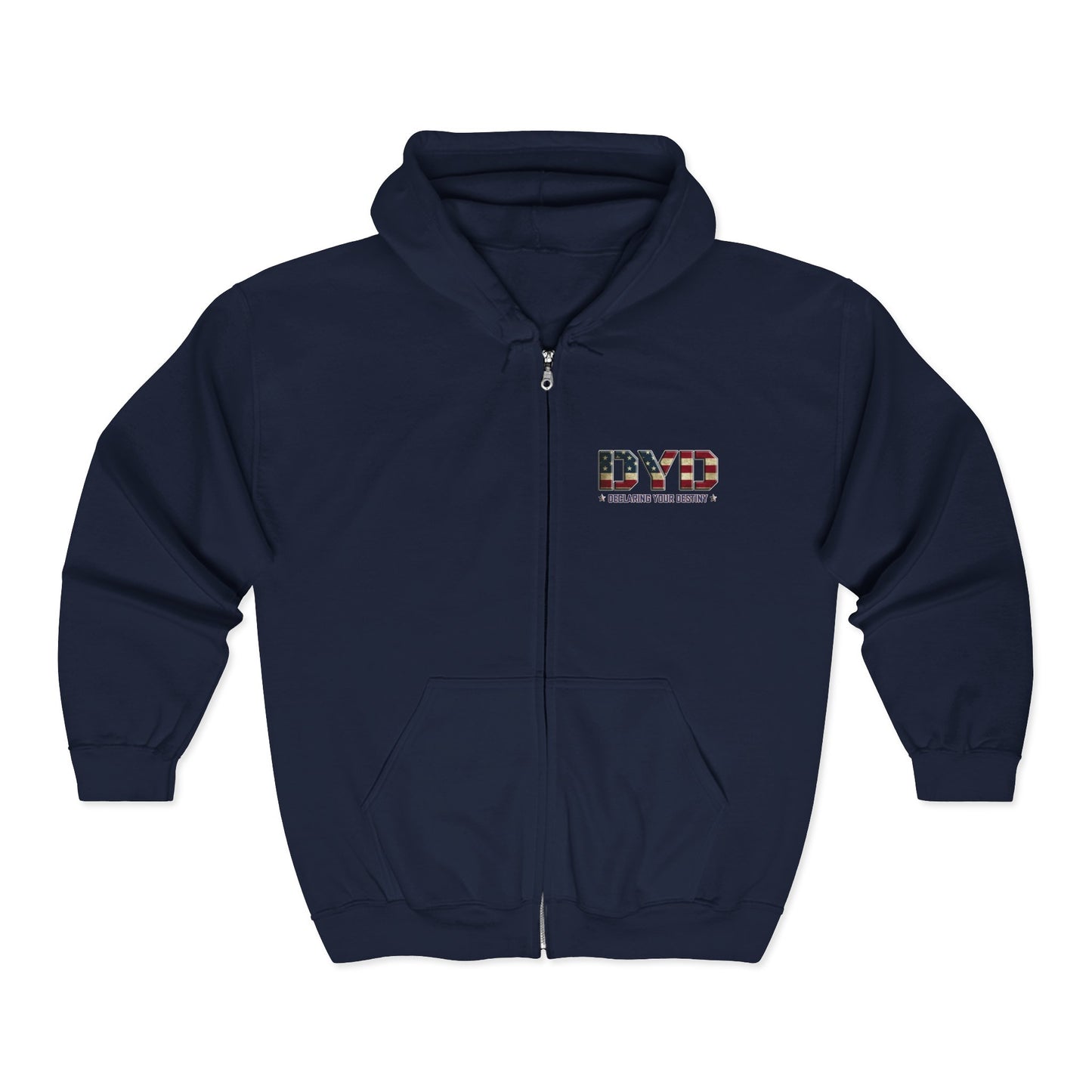 DYD USA/Alpha & Omega 2 Sided Full-Zip Sweatshirt