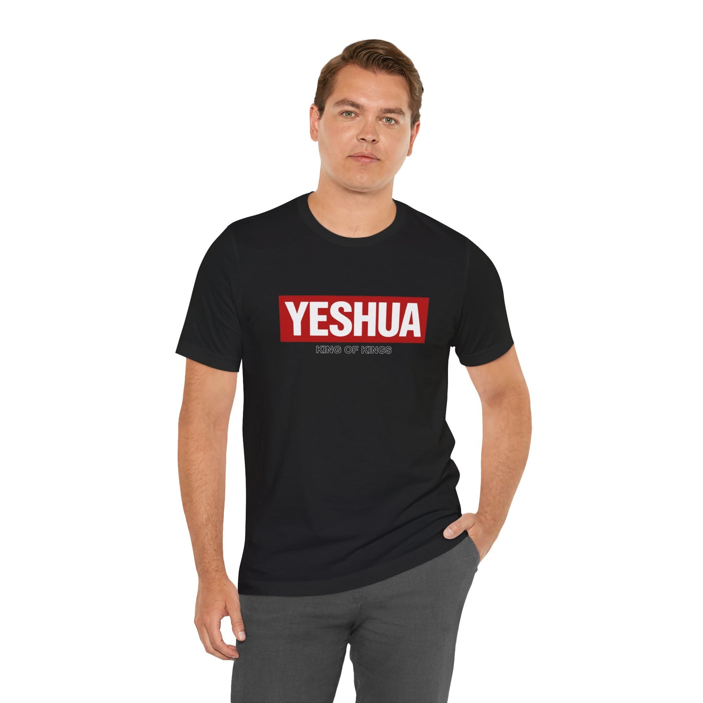 Yeshua Box Logo Classic Unisex Short Sleeve Tee