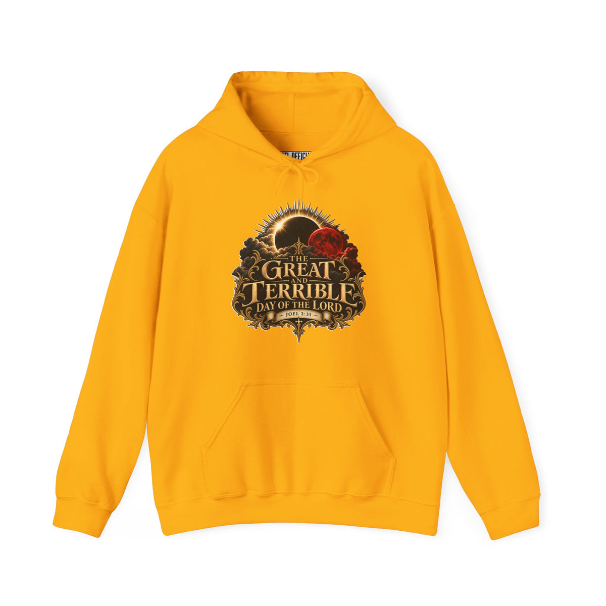The Great and Terrible Day of the Lord — Joel 2:31 Christian Hoodie