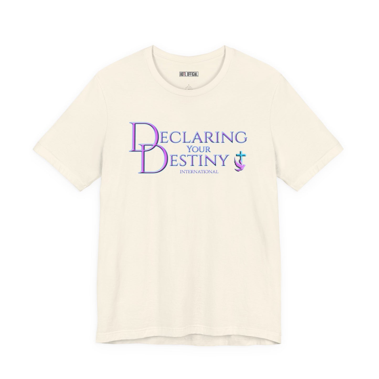 Declaring Your Destiny Lilac & Teal logo/Ephesians 3:20