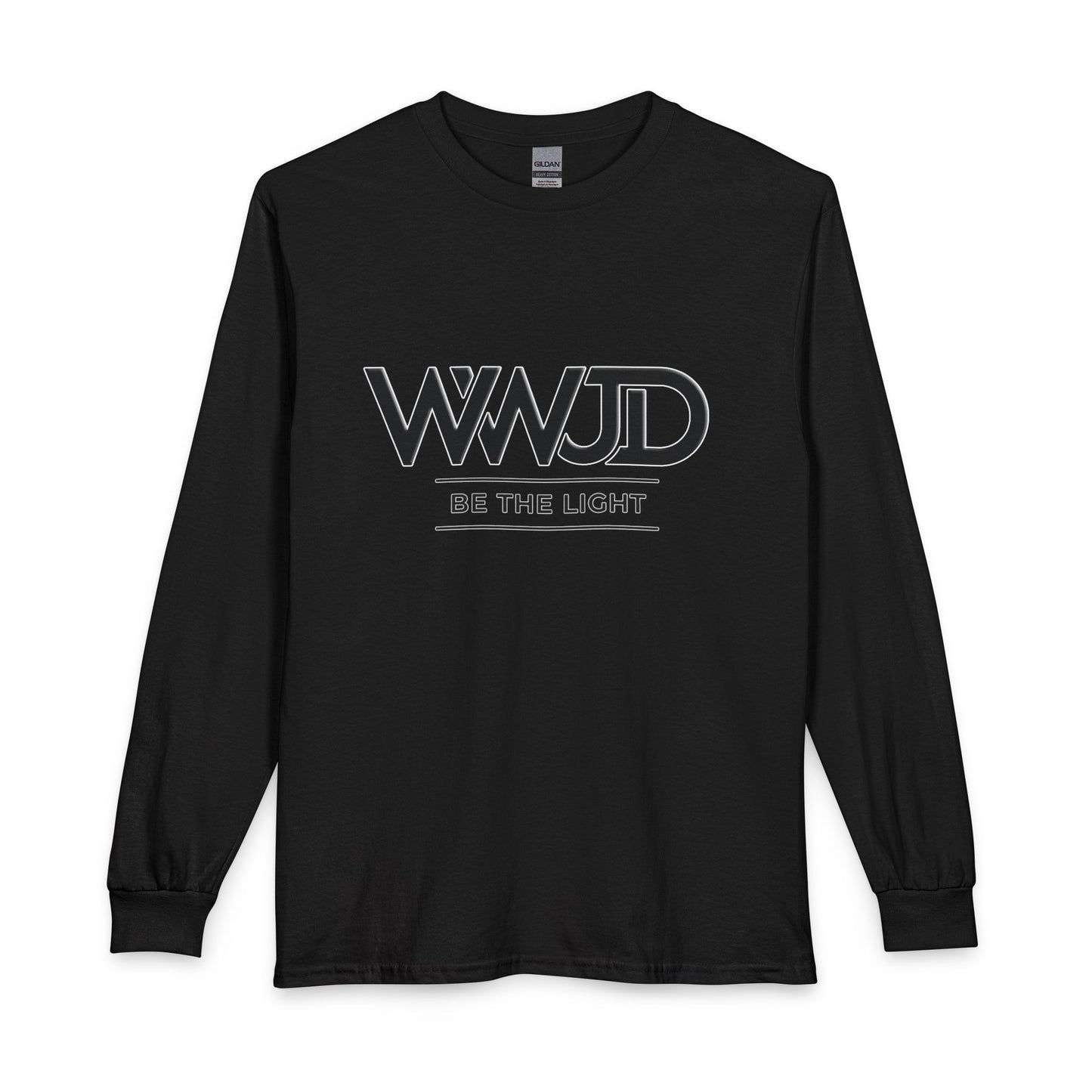 WWJD Faith Reminder Christian Long Sleeve Shirt