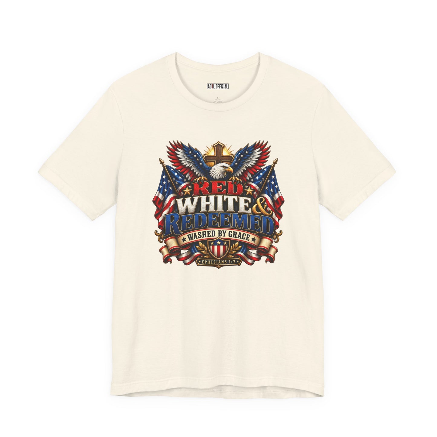 Red, White & Redeemed Christian T-shirt