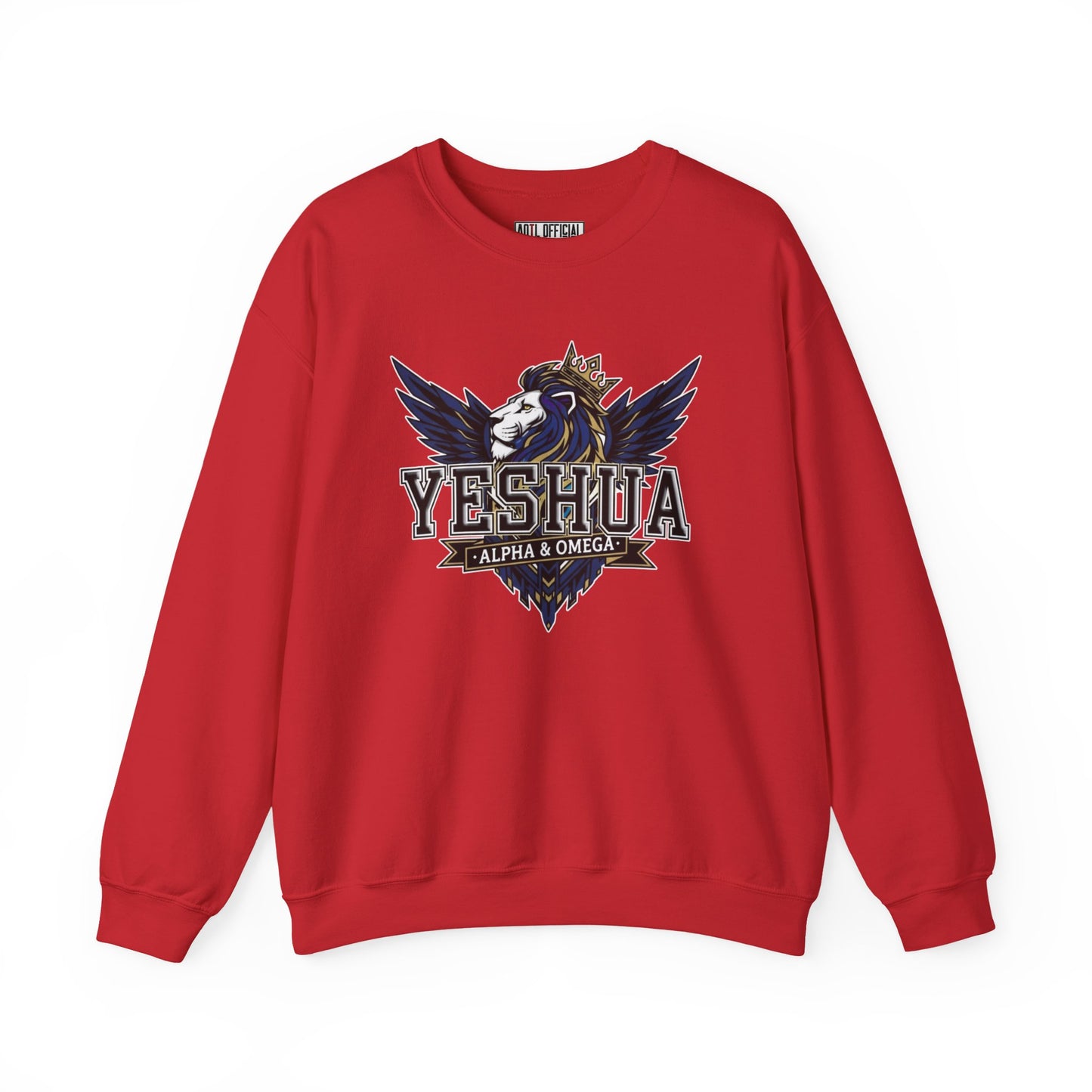 Yeshua: Lion of Judah Reigns Unisex Heavy Blend™ Crewneck Sweatshirt