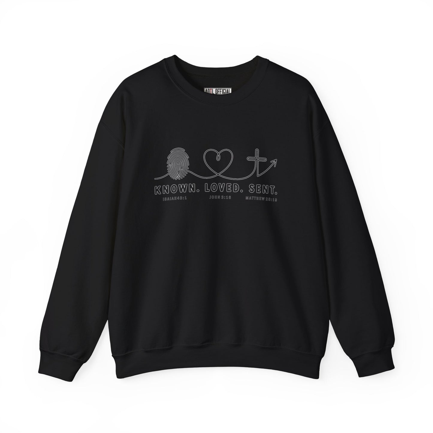 Known. Loved. Sent. Christian Sweatshirt