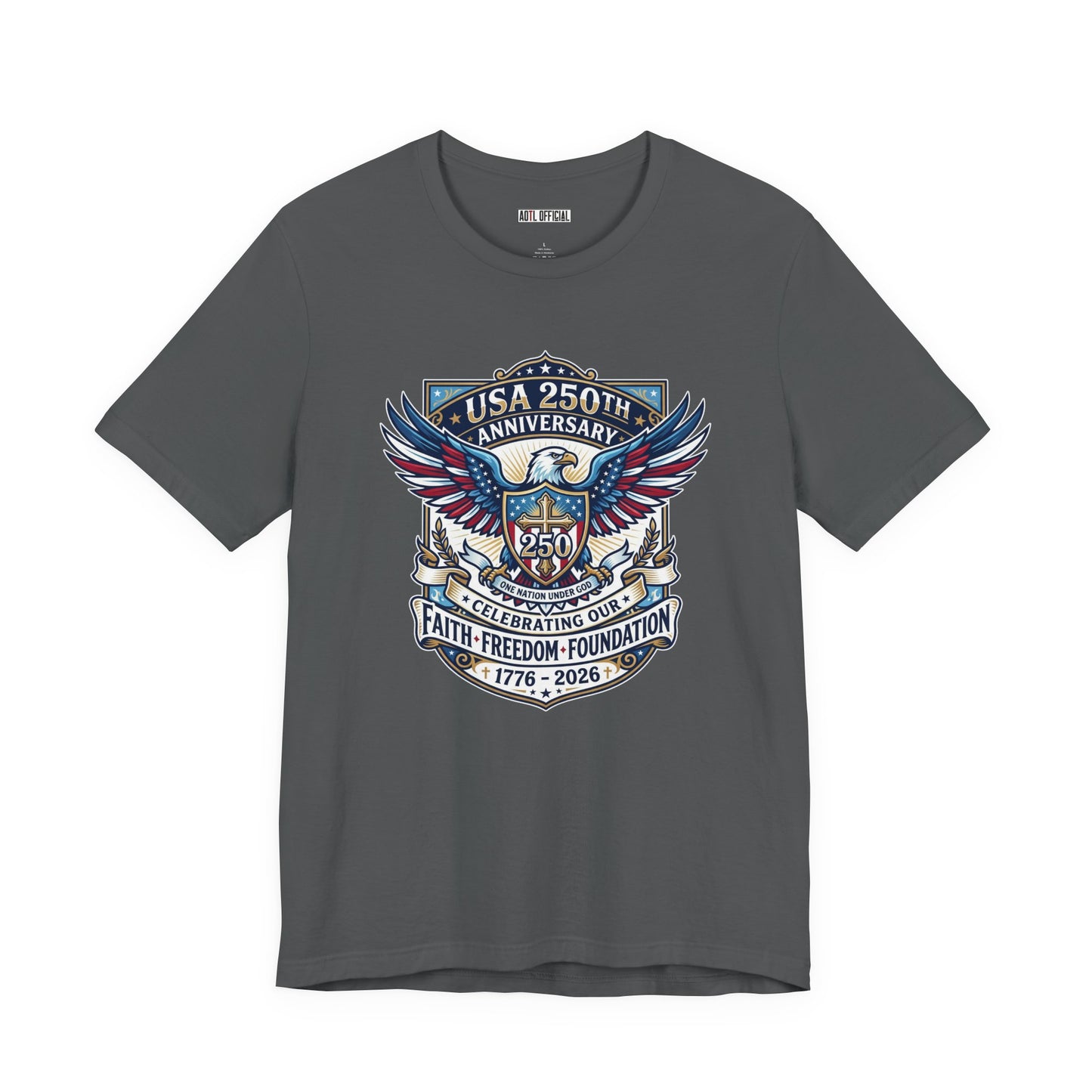 250 Years, One Nation under God Classic Unisex Short Sleeve Tee