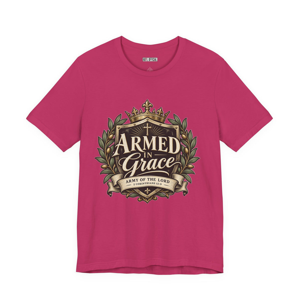 Army of the Lord — Armed in Grace Christian T-shirt