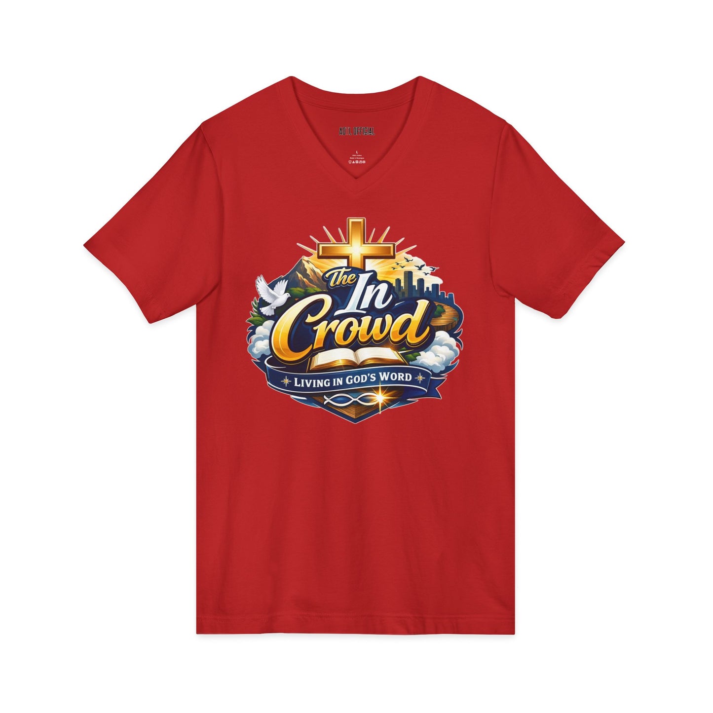 The In Crowd Christian  V-Neck Tee