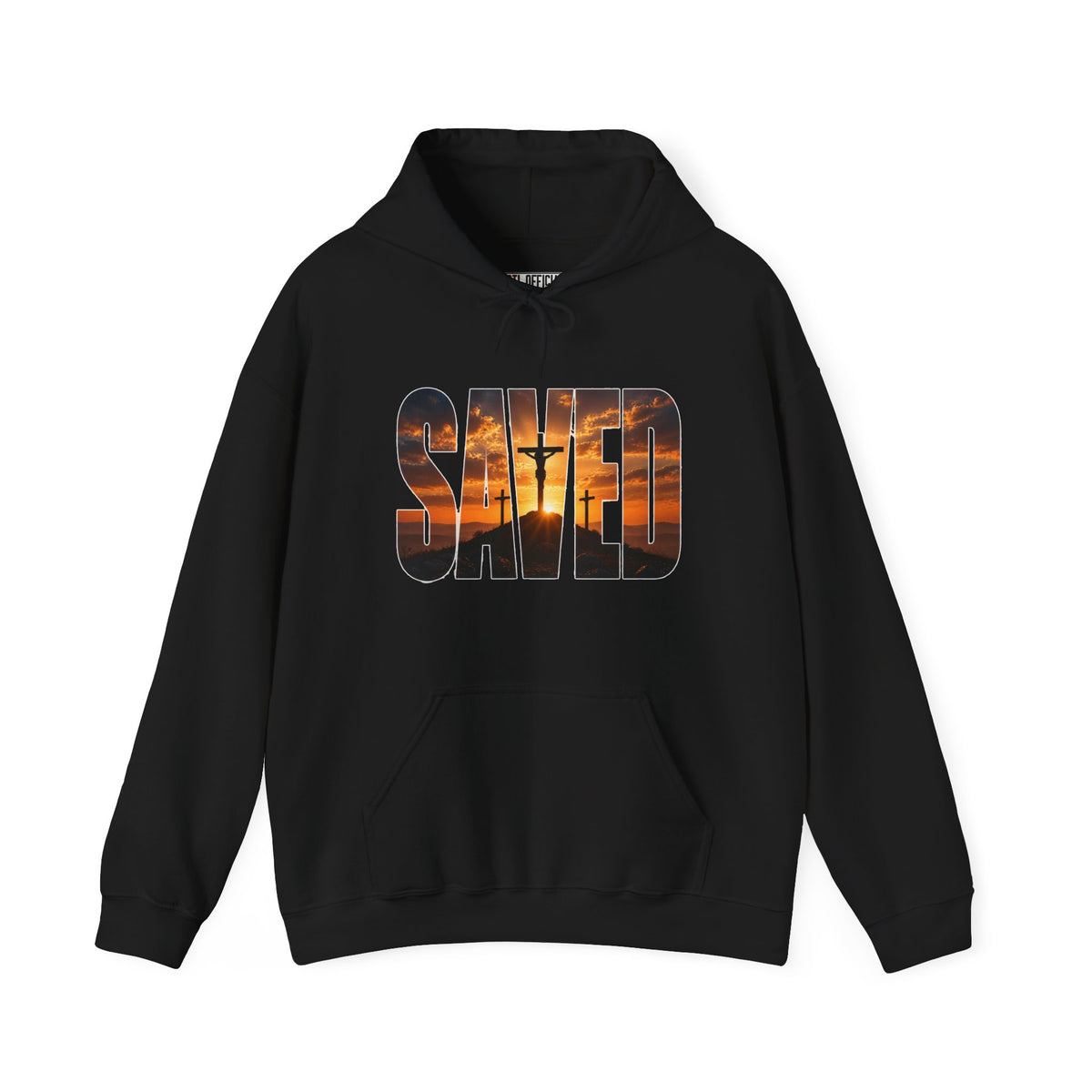 Saved — By the Cross Christian Hoodie