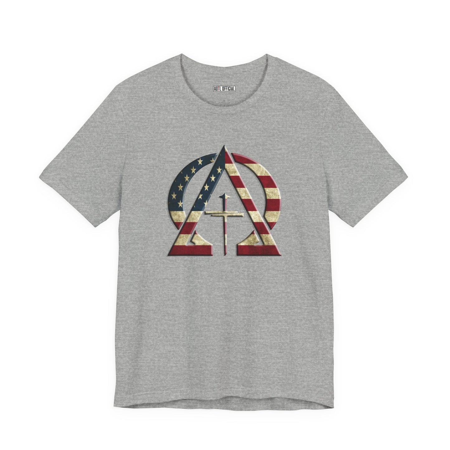 Alpha & Omega Vintage United States Of America Unisex Short Sleeve Tee