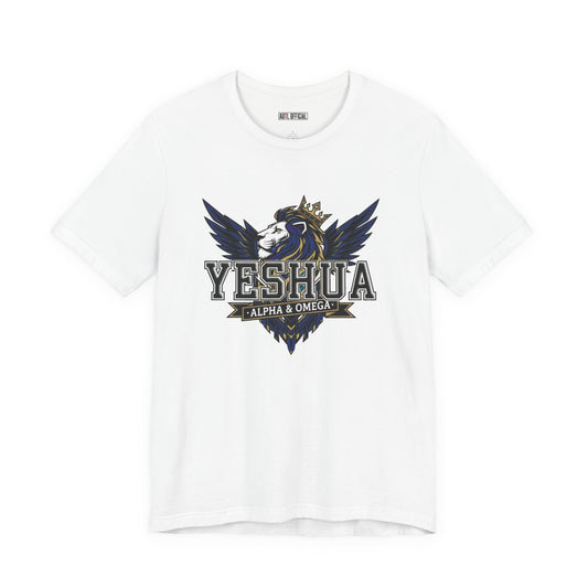 Yeshua: Lion of Judah Reigns Unisex Short Sleeve Tee