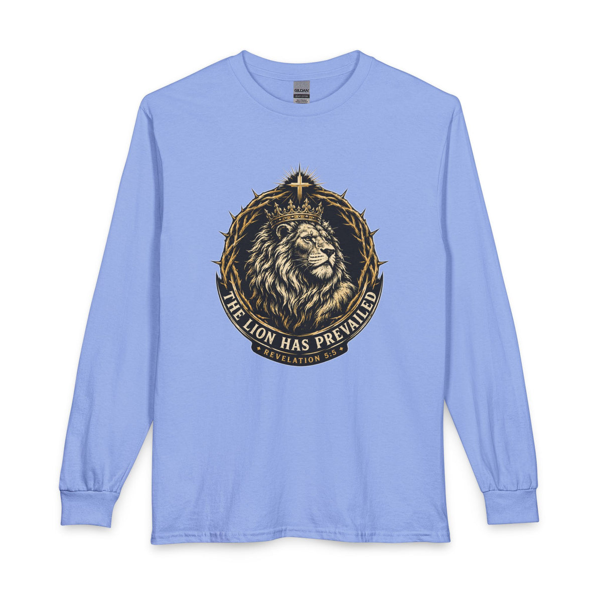 Lion of Judah — The Lion Has Prevailed Christian Long Sleeve Shirt
