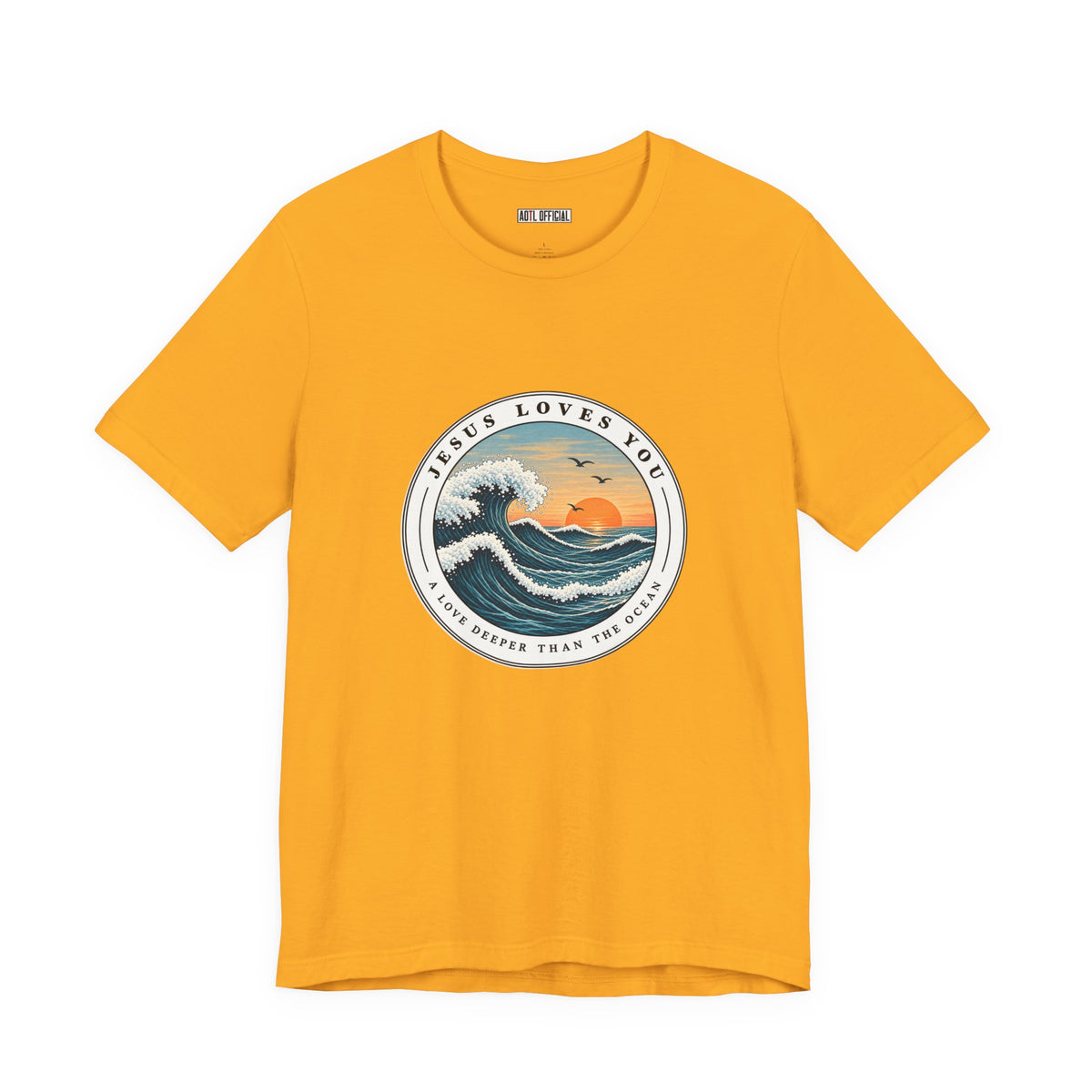 Jesus Loves You — A Love Deeper Than the Ocean Christian T-shirt