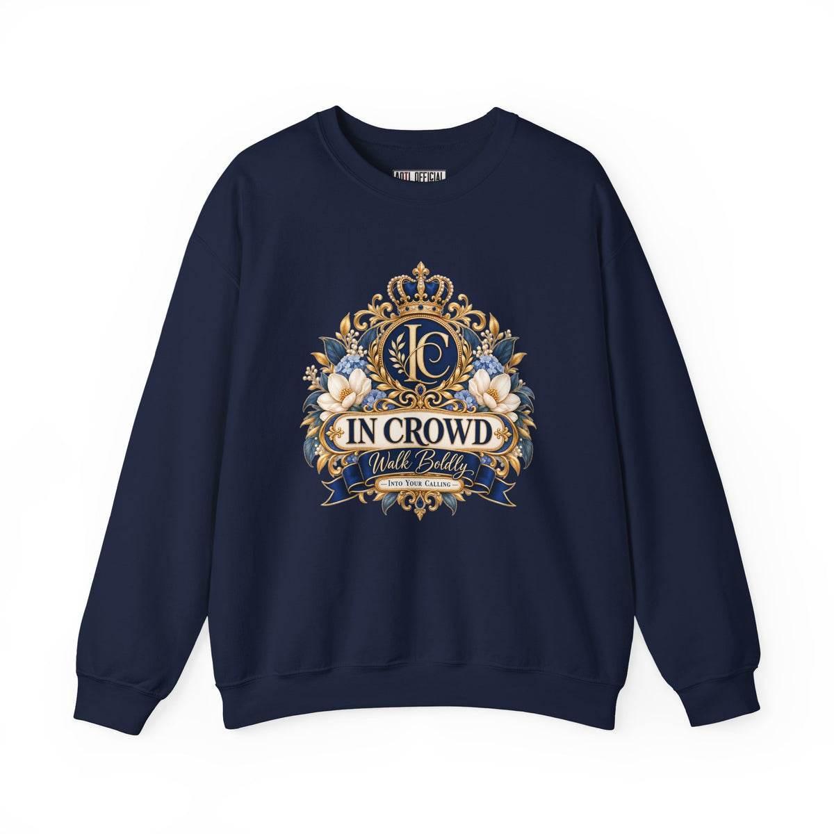 In Crowd – Walk Boldly Christian Sweatshirt