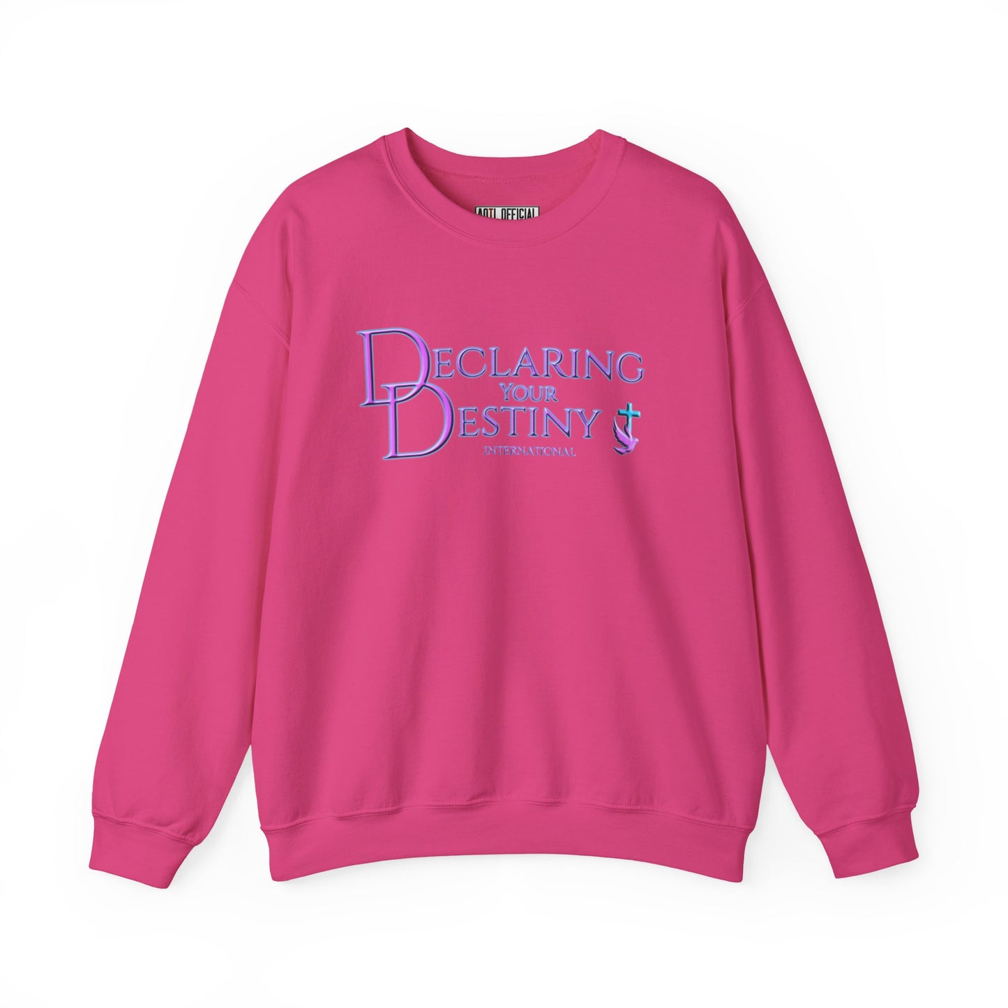 Declaring Your Destiny Purple & Teal logo Unisex Heavy Blend™ Crewneck Sweatshirt