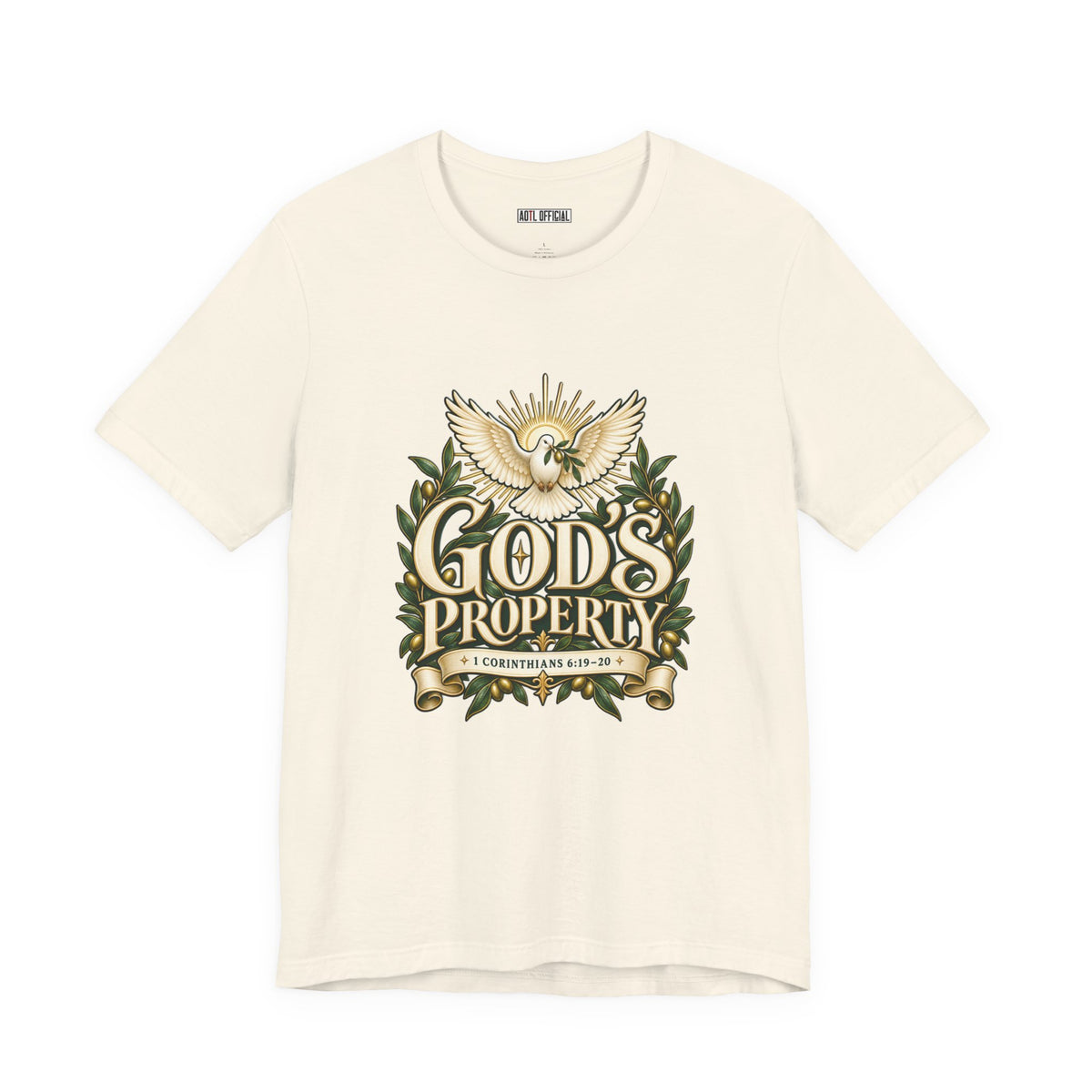 God’s Property — Bought with a Price  Christian T-shirt