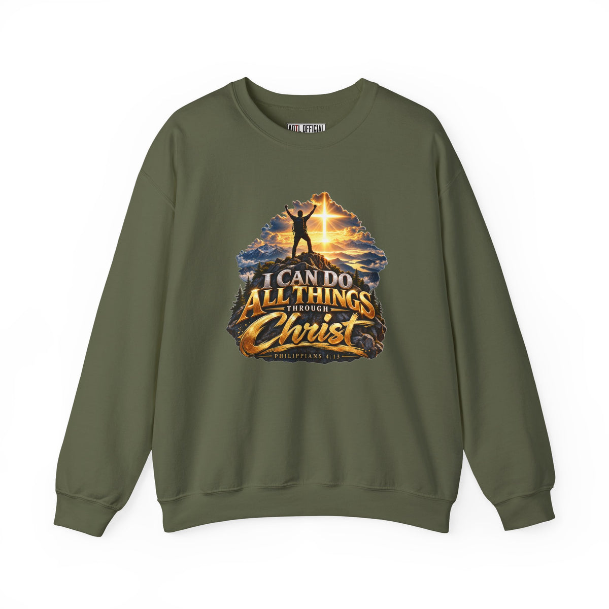 I Can Do All Things Through Christ – Philippians 4:13 Victory Design Christian  Sweatshirt