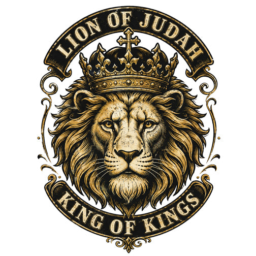 Lion of Judah – King of Kings Christian T-shirt