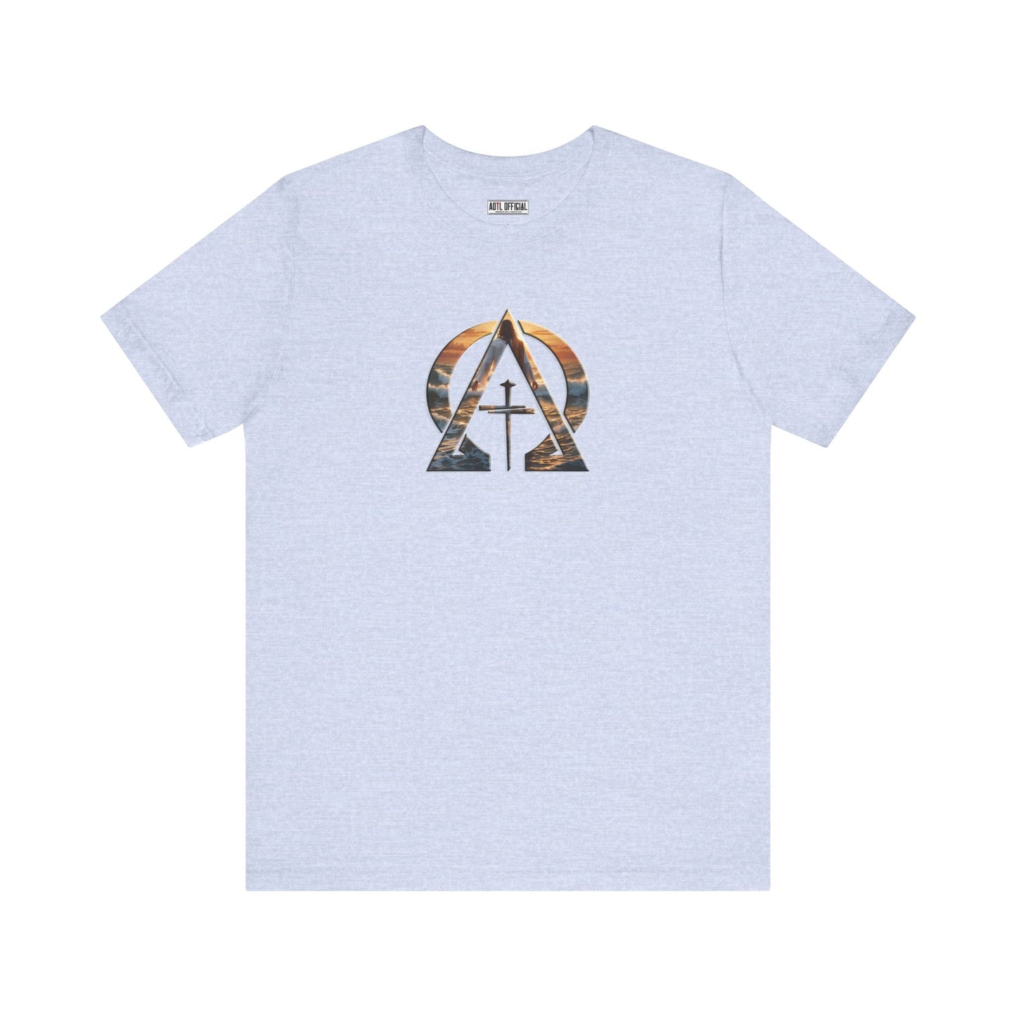 Devine Triad Alpha & Omega Jesus Walking On Water Unisex Short Sleeve Tee