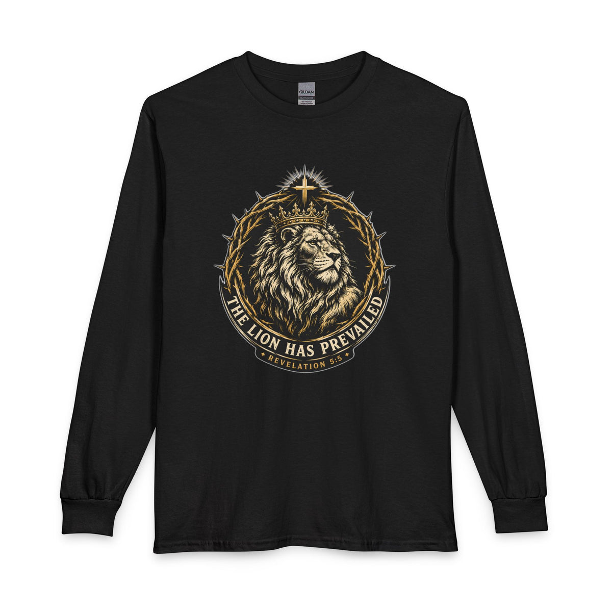 Lion of Judah — The Lion Has Prevailed Christian Long Sleeve Shirt
