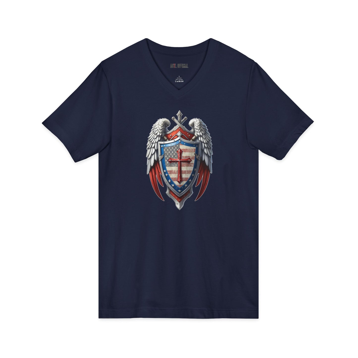 Winged Guardian  V-Neck Tee