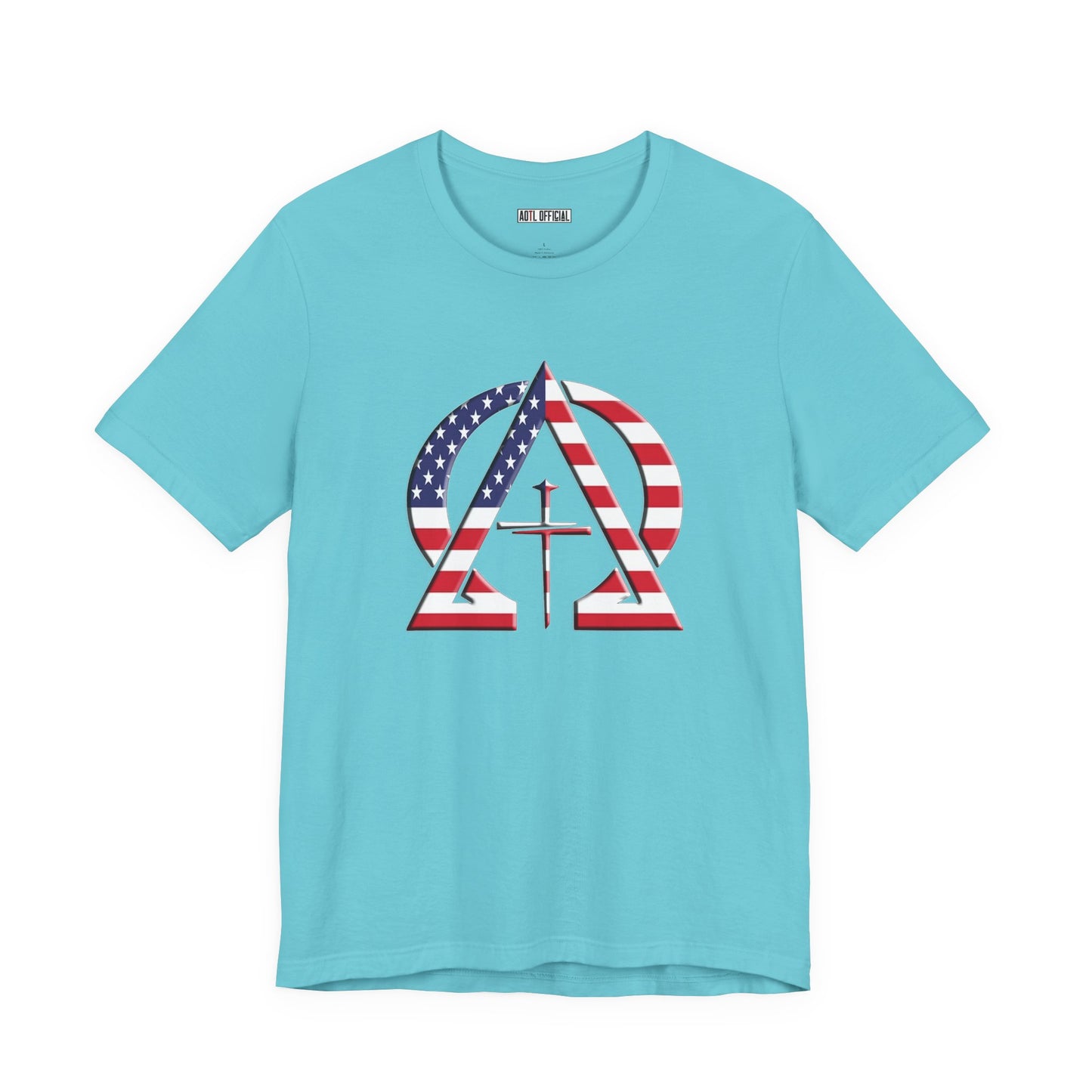 Alpha & Omega United States Of America Unisex Short Sleeve Tee