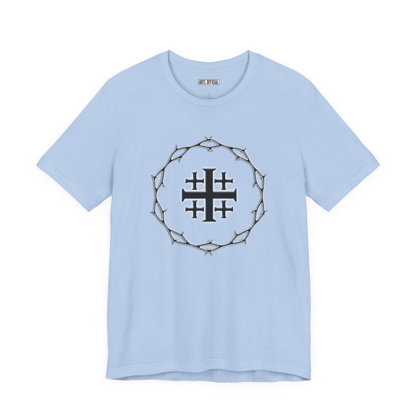 Circle of Thorns & Jerusalem Cross Unisex Short Sleeve Tee