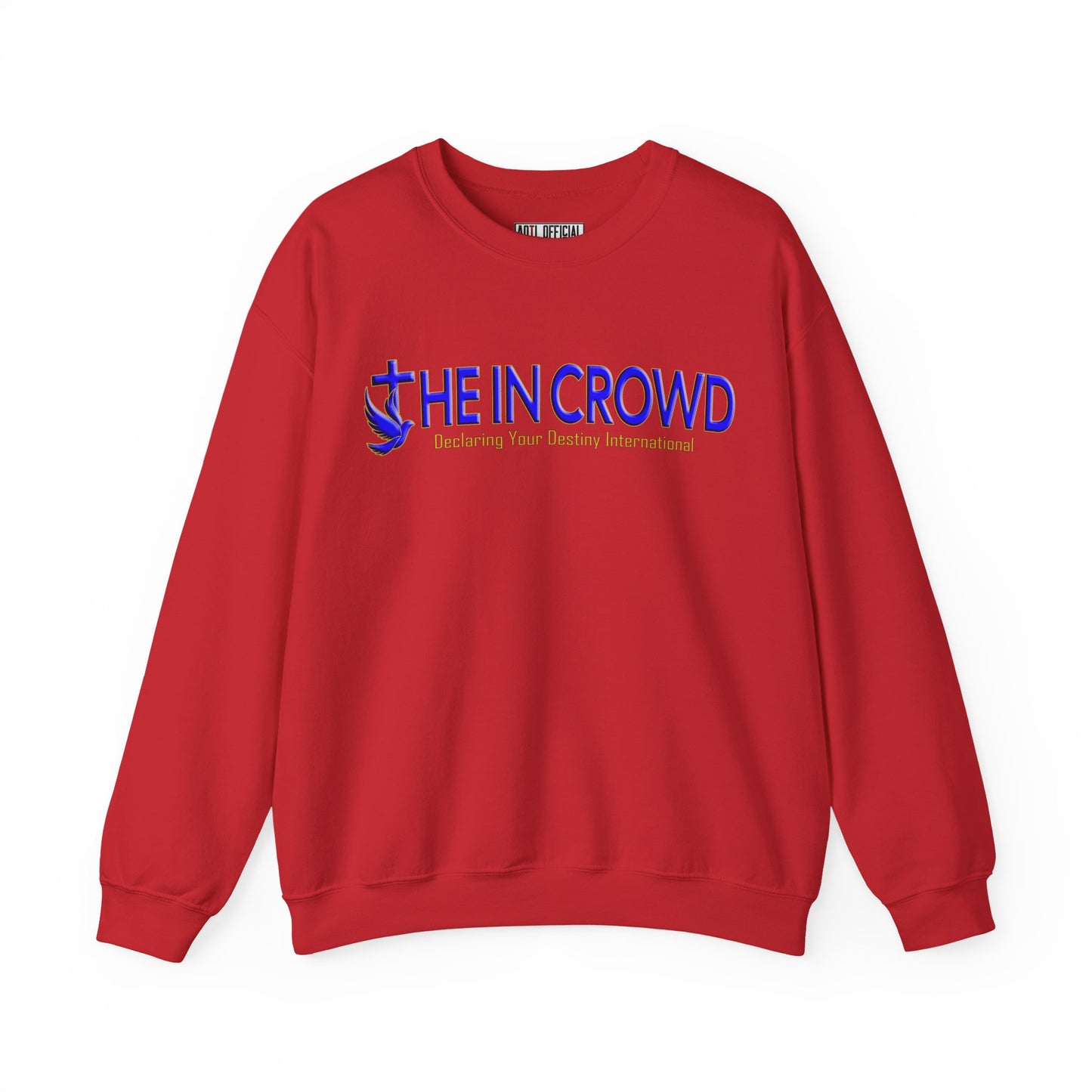 The In Crowd Blue & Gold logo Unisex Heavy Blend™ Crewneck Sweatshirt