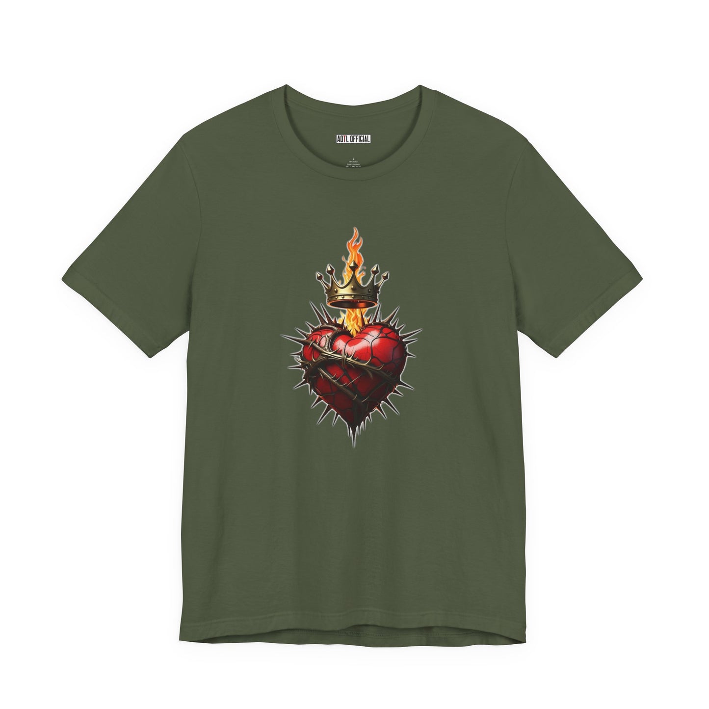 The Sacred Heart of Jesus Christian Unisex Short Sleeve Tee