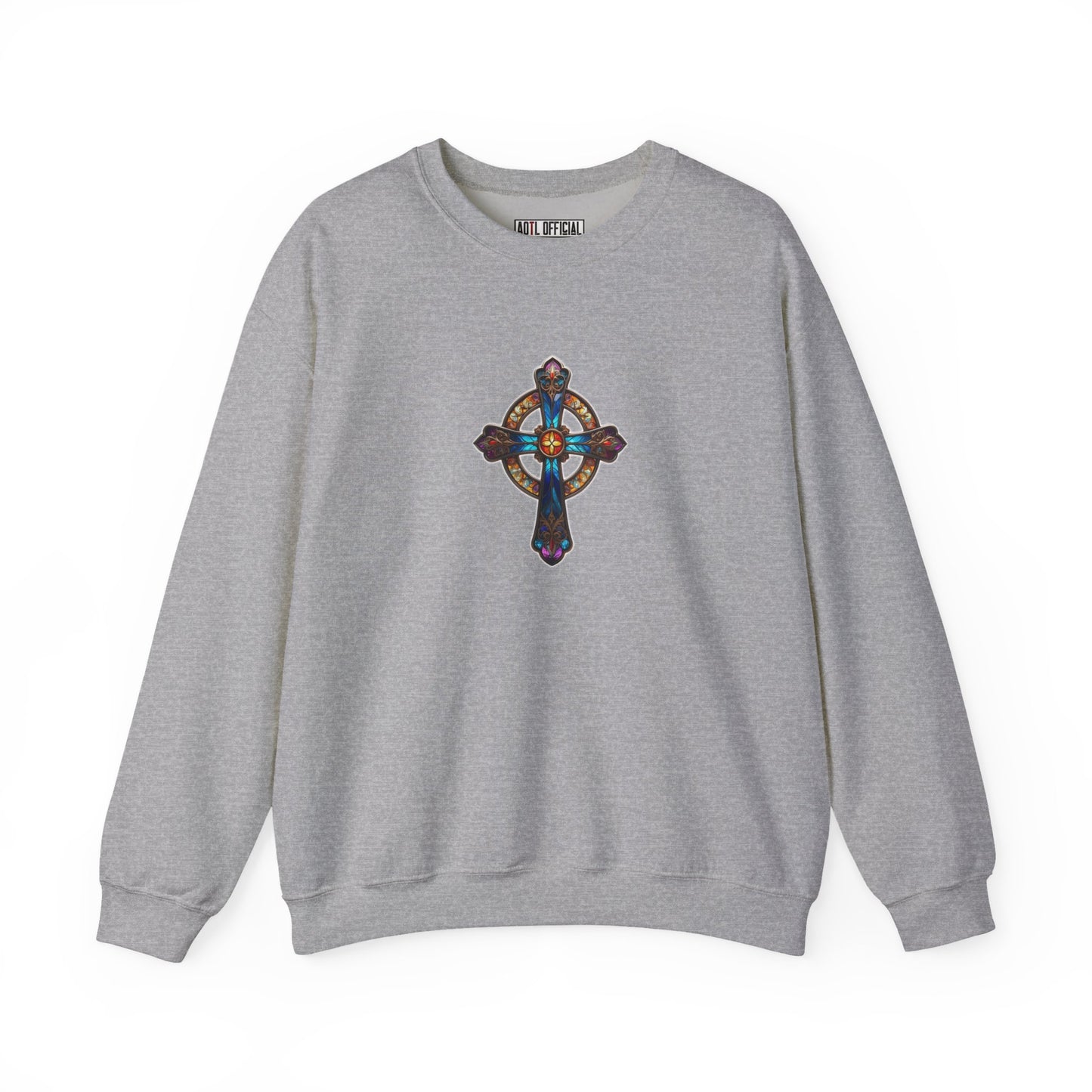 Radiant Cross Unisex Heavy Blend™ Crewneck Sweatshirt