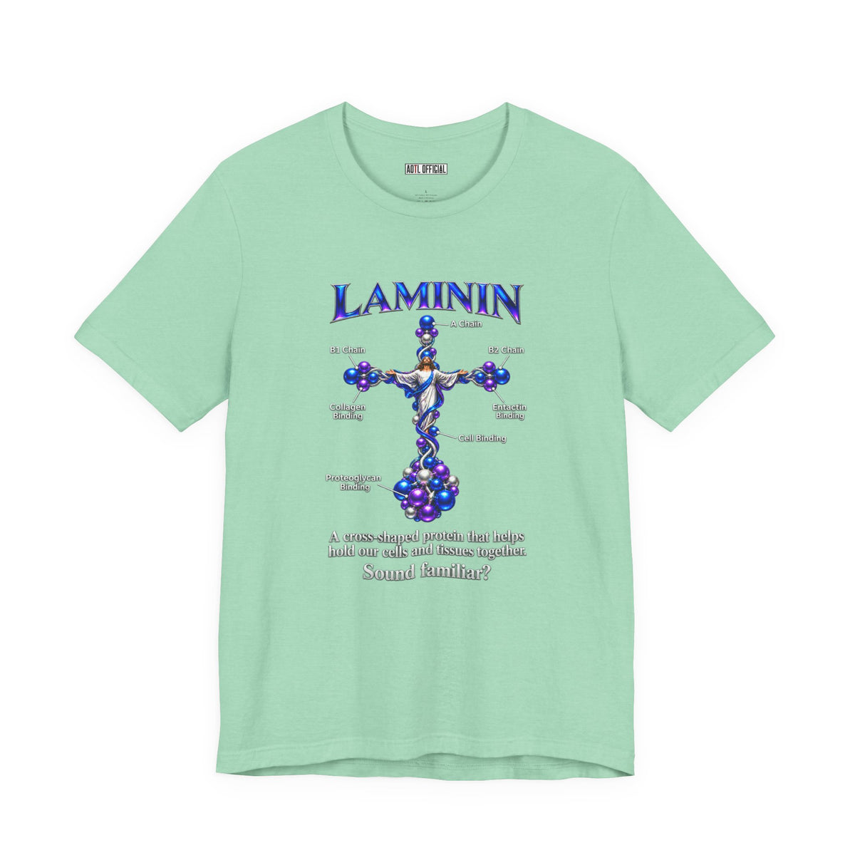 LAMININ Cross Design – Christian T-shirt