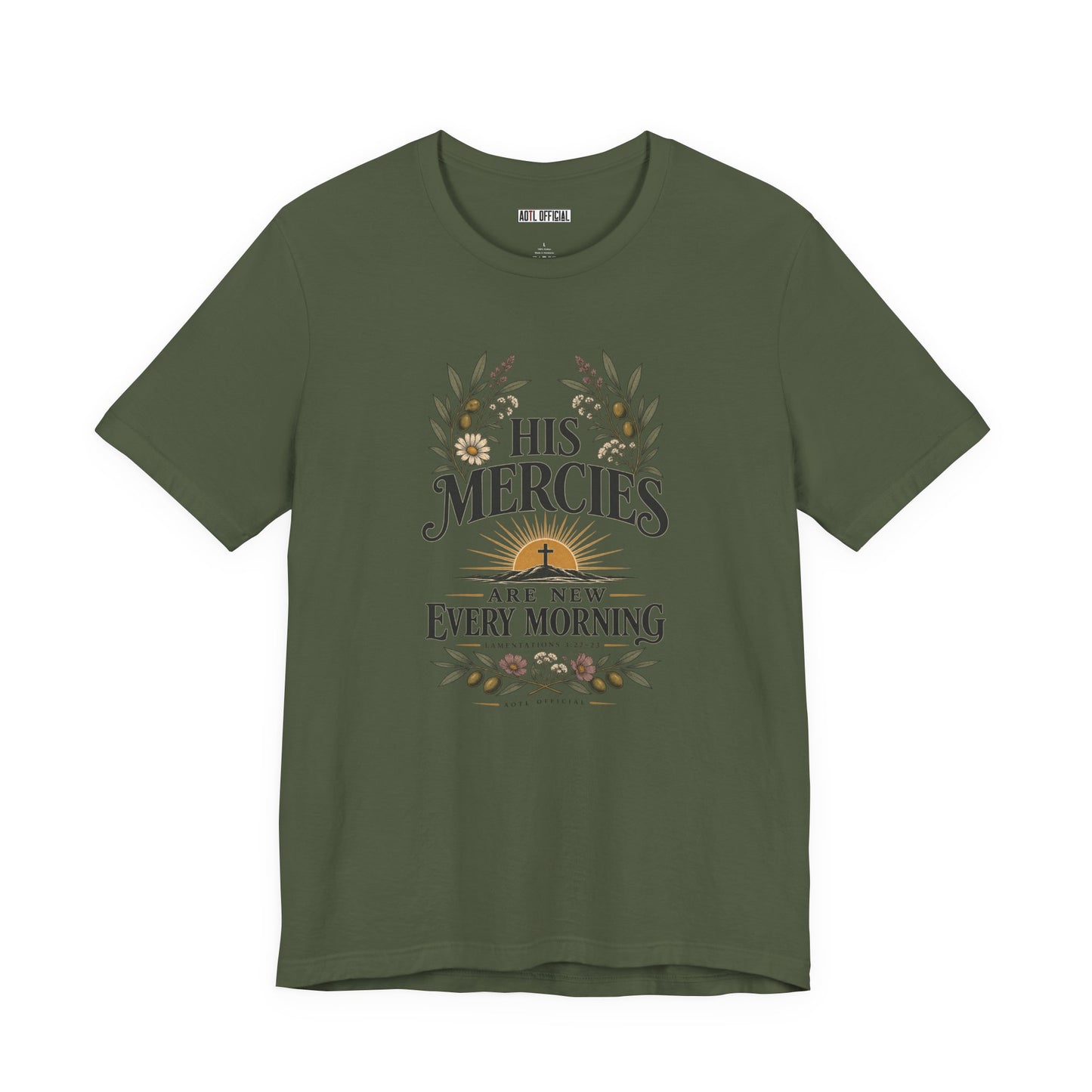 His Mercies Are New Every Morning Christian T-shirt
