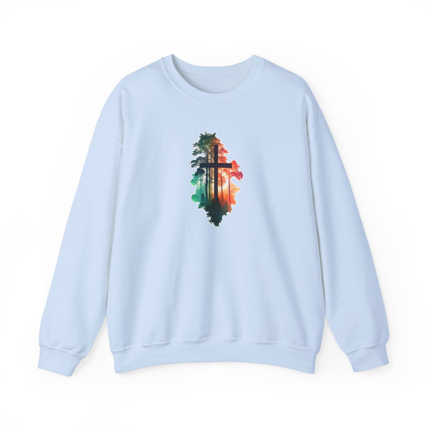 Cross in the Wilderness Unisex Heavy Blend™ Crewneck Sweatshirt