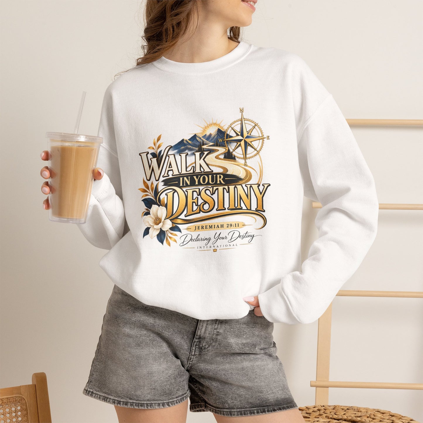 Walk in Your Destiny DYDI Christian Sweatshirt
