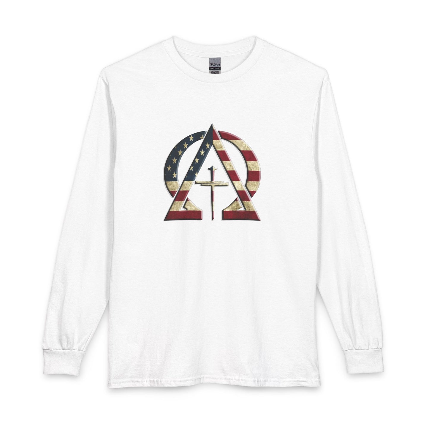 Alpha & Omega Vintage USA Christian Long Sleeve Shirt