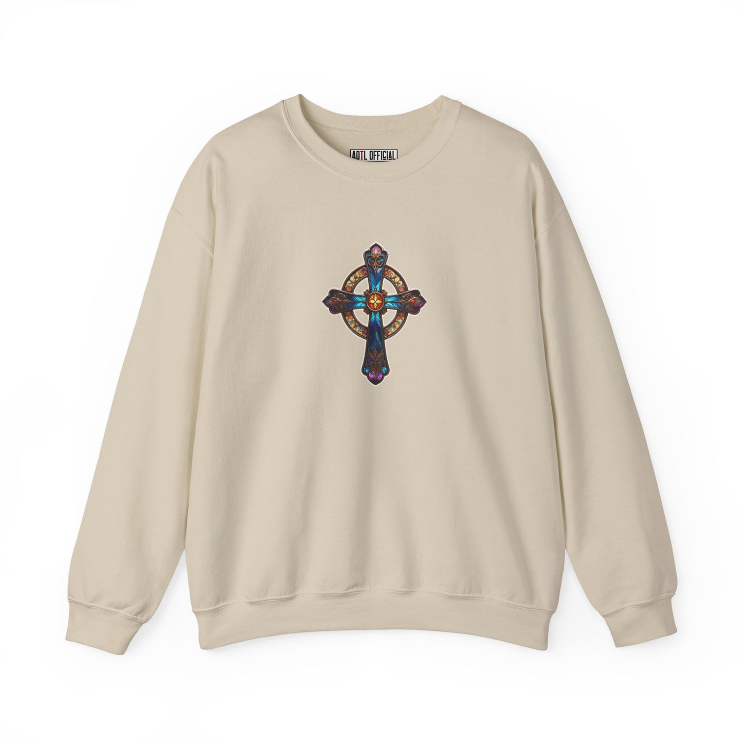 Radiant Cross Unisex Heavy Blend™ Crewneck Sweatshirt
