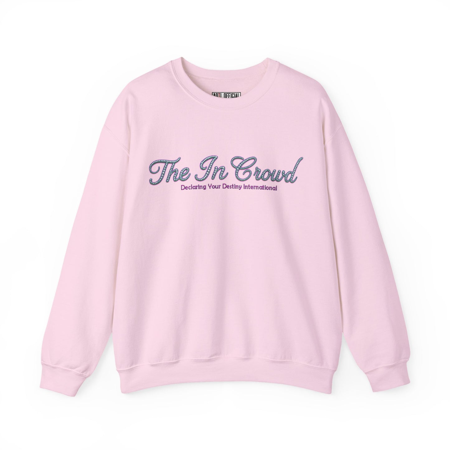 The In Crowd Gemstone print in Lilac & Teal Unisex Heavy Blend™ Crewneck Sweatshirt