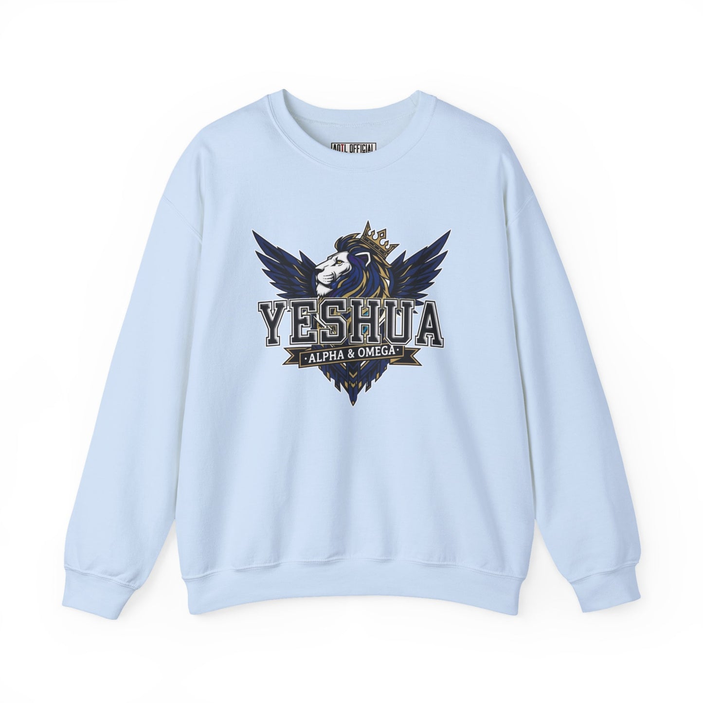 Yeshua: Lion of Judah Reigns Unisex Heavy Blend™ Crewneck Sweatshirt