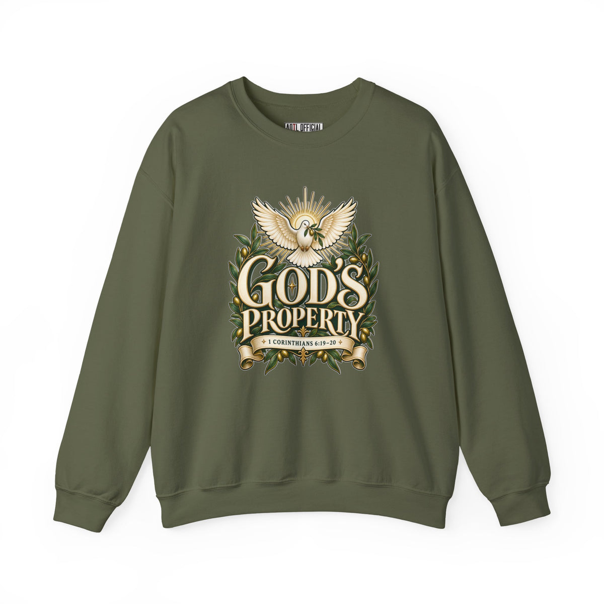 God’s Property — Bought with a Price Christian Sweatshirt