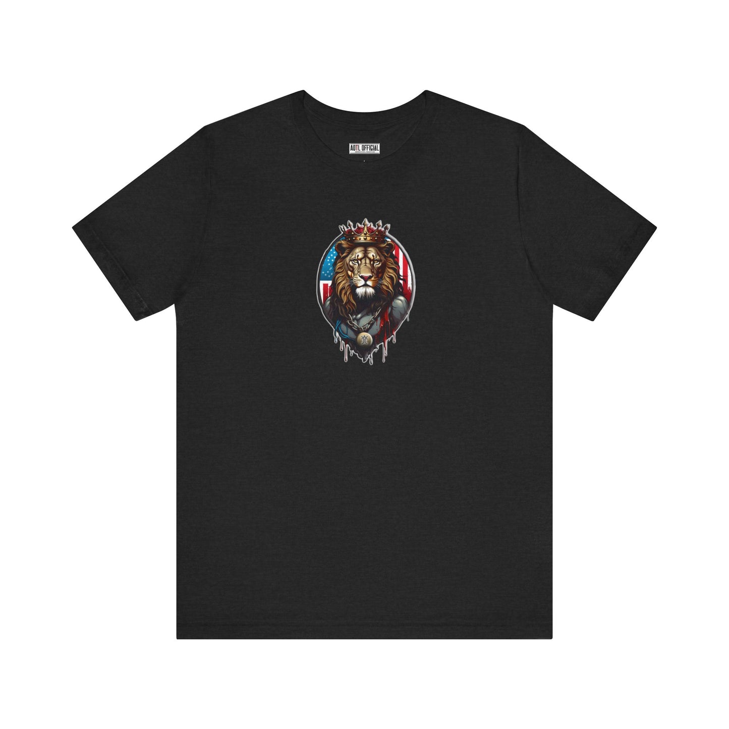 Royal Majesty: Lion of Judah Crowned  Unisex Short Sleeve Tee
