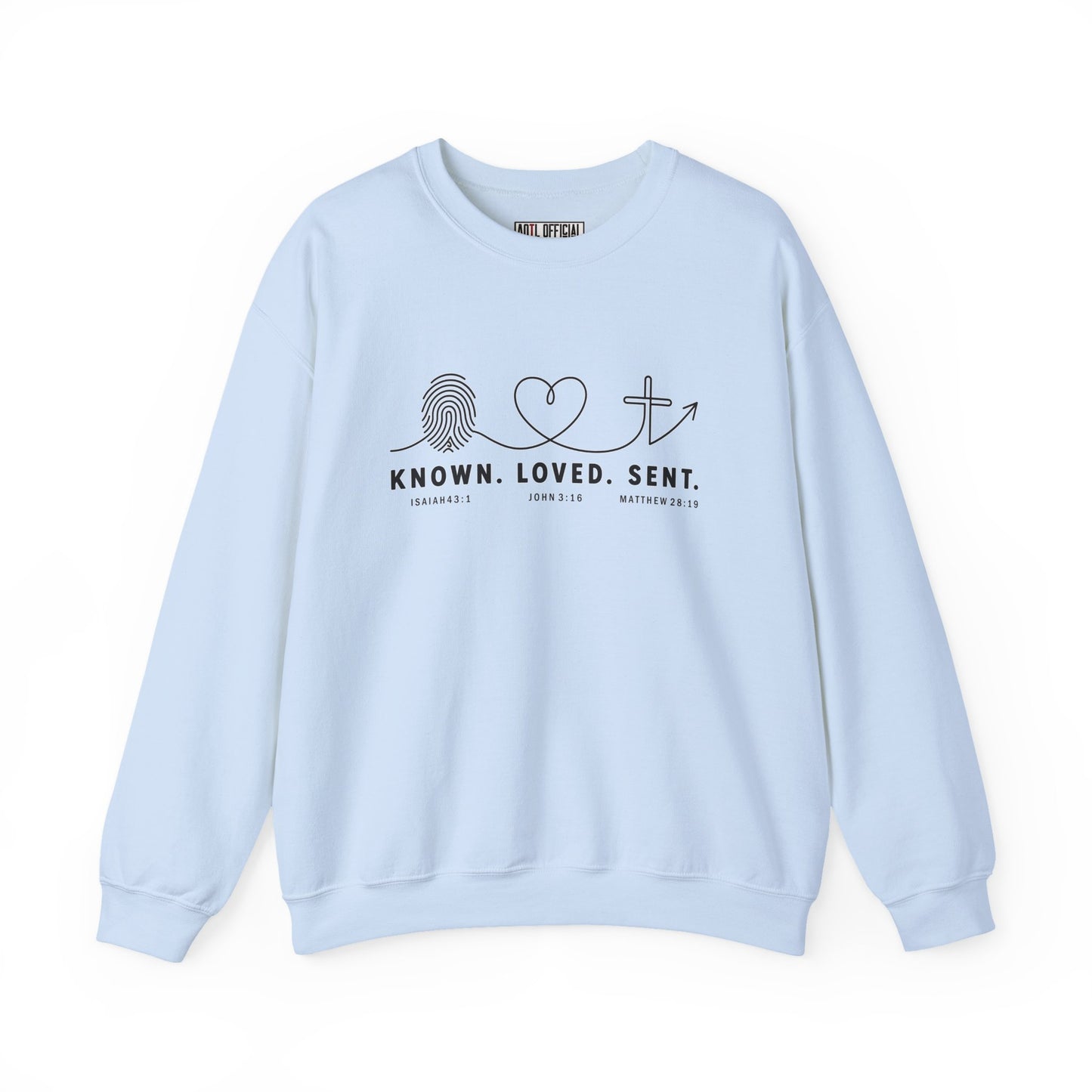 Known. Loved. Sent. Christian Sweatshirt