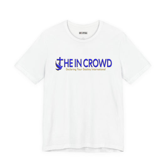 The In Crowd Blue & Gold logo t-shirt
