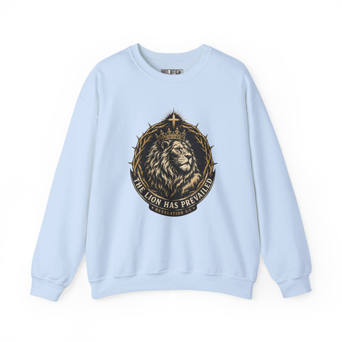Lion of Judah — The Lion Has Prevailed Christian Sweatshirt