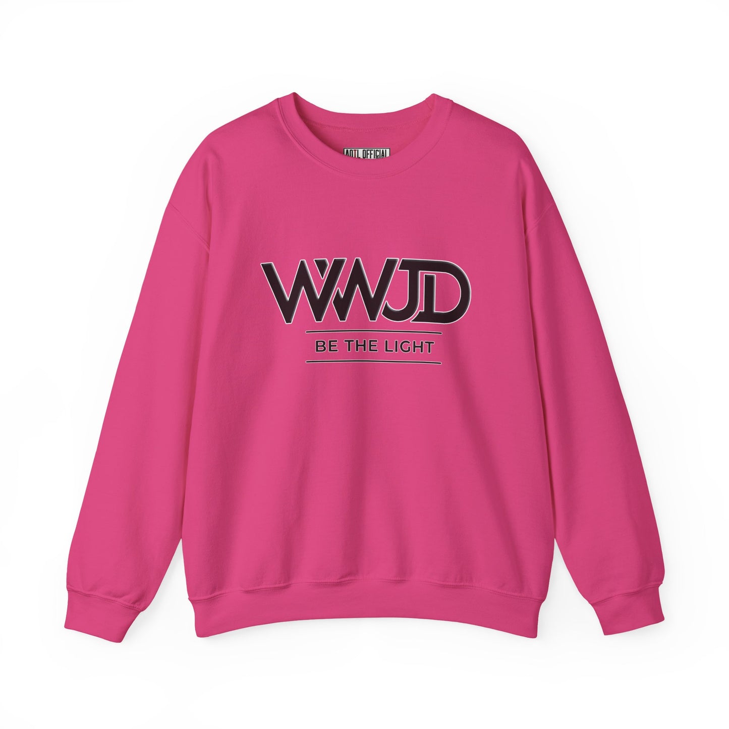 WWJD Faith Reminder Unisex Heavy Blend™ Crewneck Sweatshirt