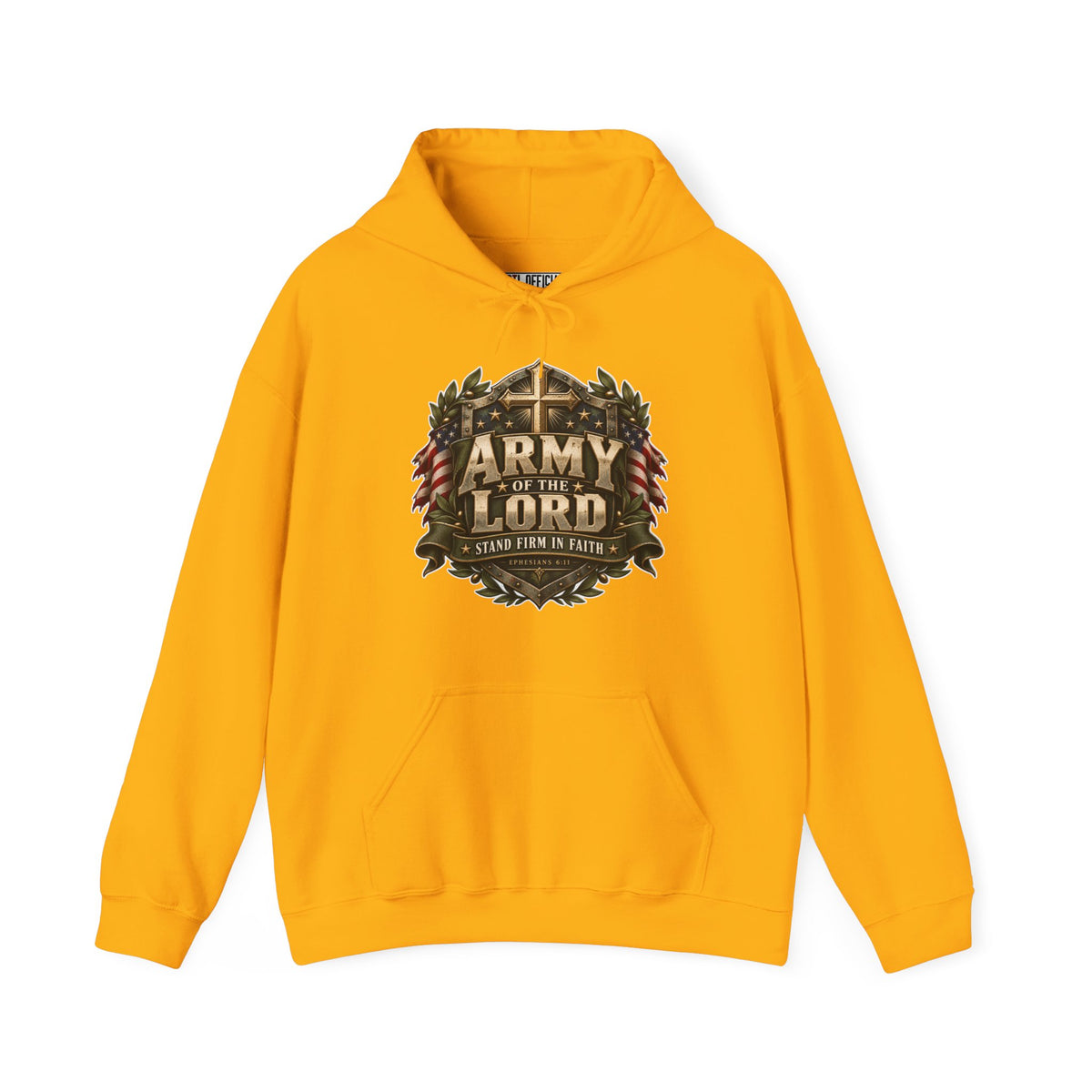 Army of the Lord — Stand Firm in Faith Christian Hoodie