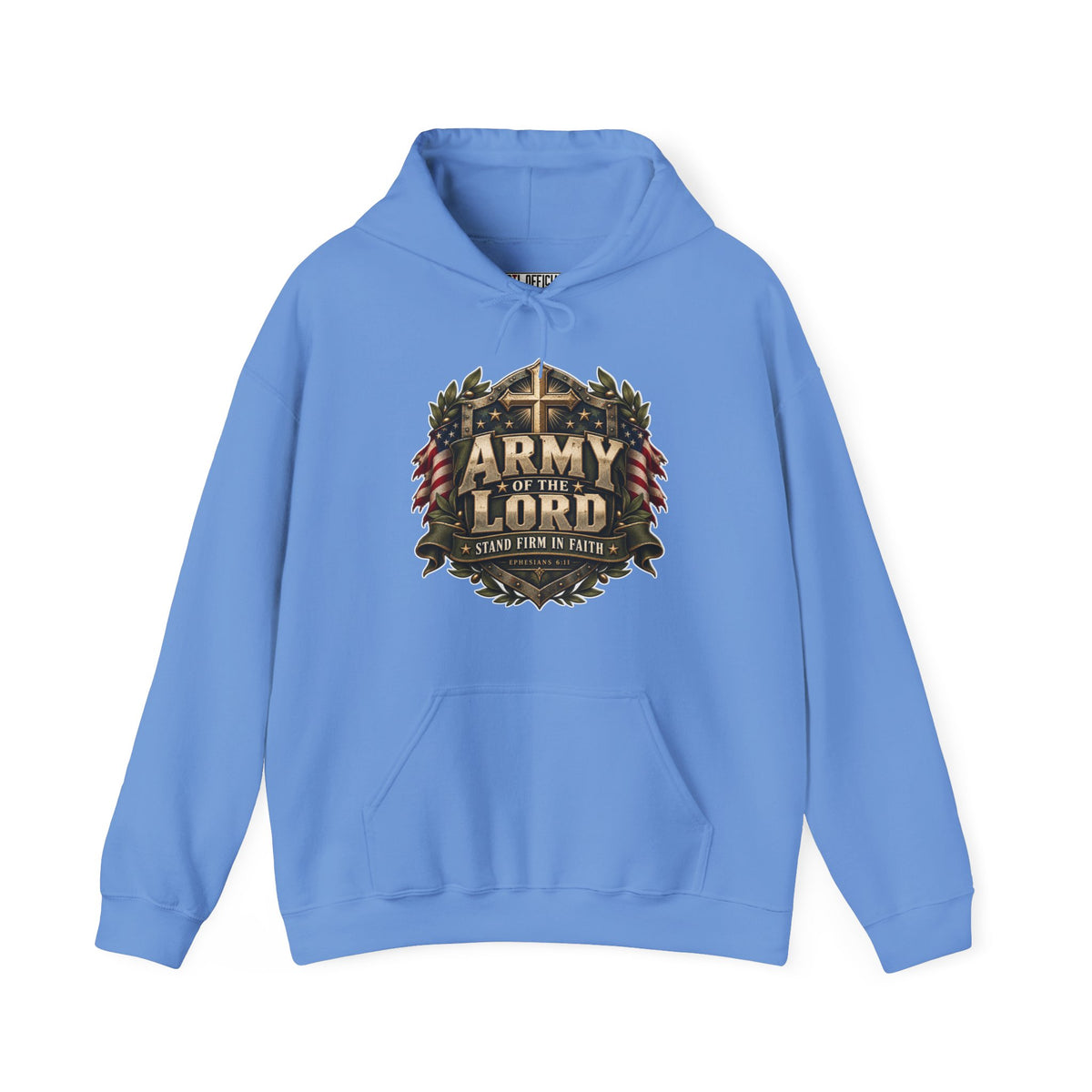 Army of the Lord — Stand Firm in Faith Christian Hoodie