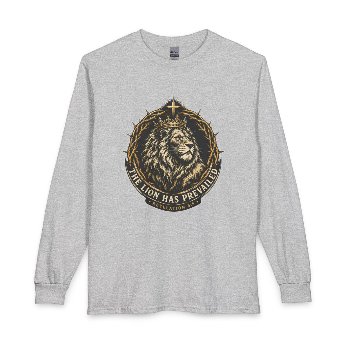 Lion of Judah — The Lion Has Prevailed Christian Long Sleeve Shirt