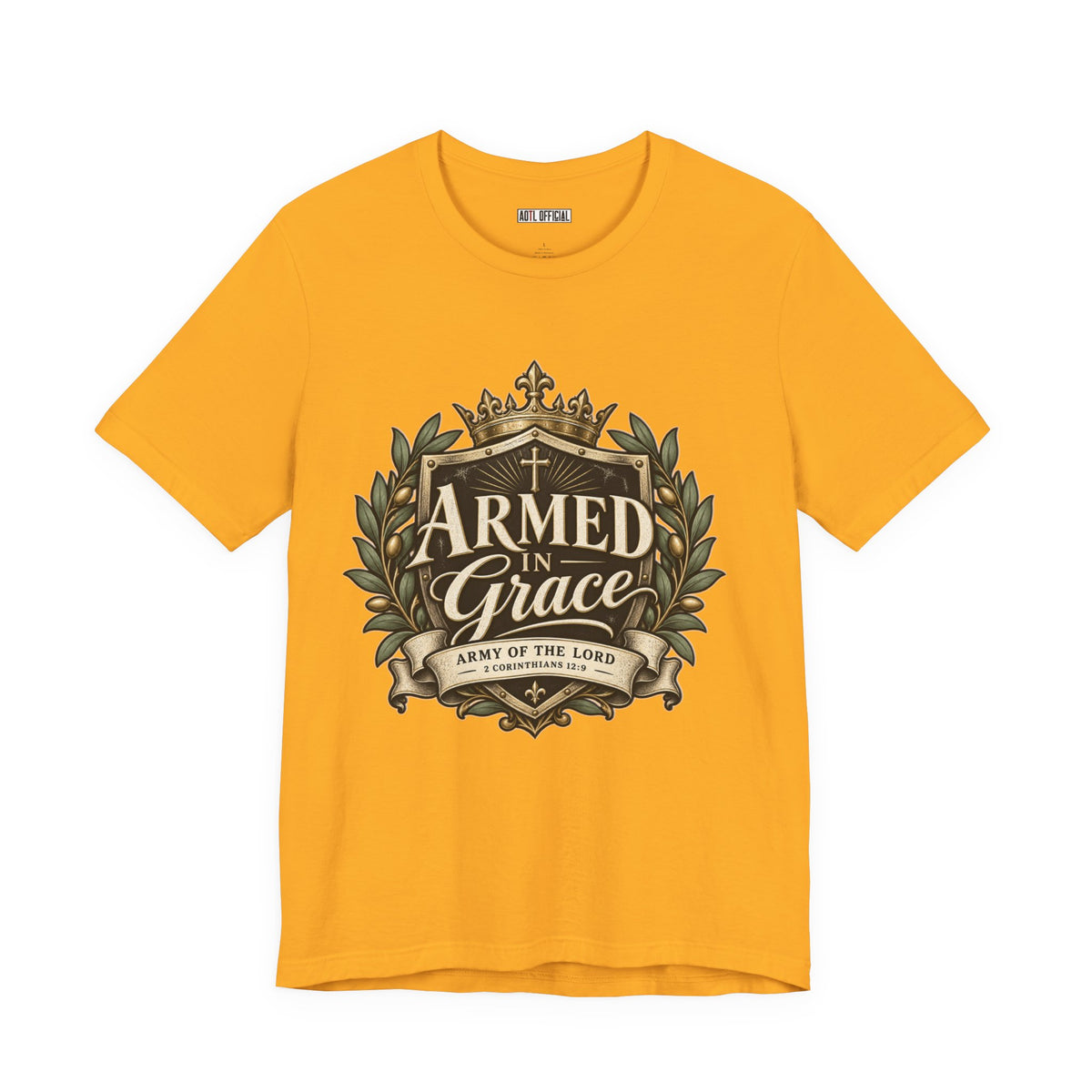 Army of the Lord — Armed in Grace Christian T-shirt