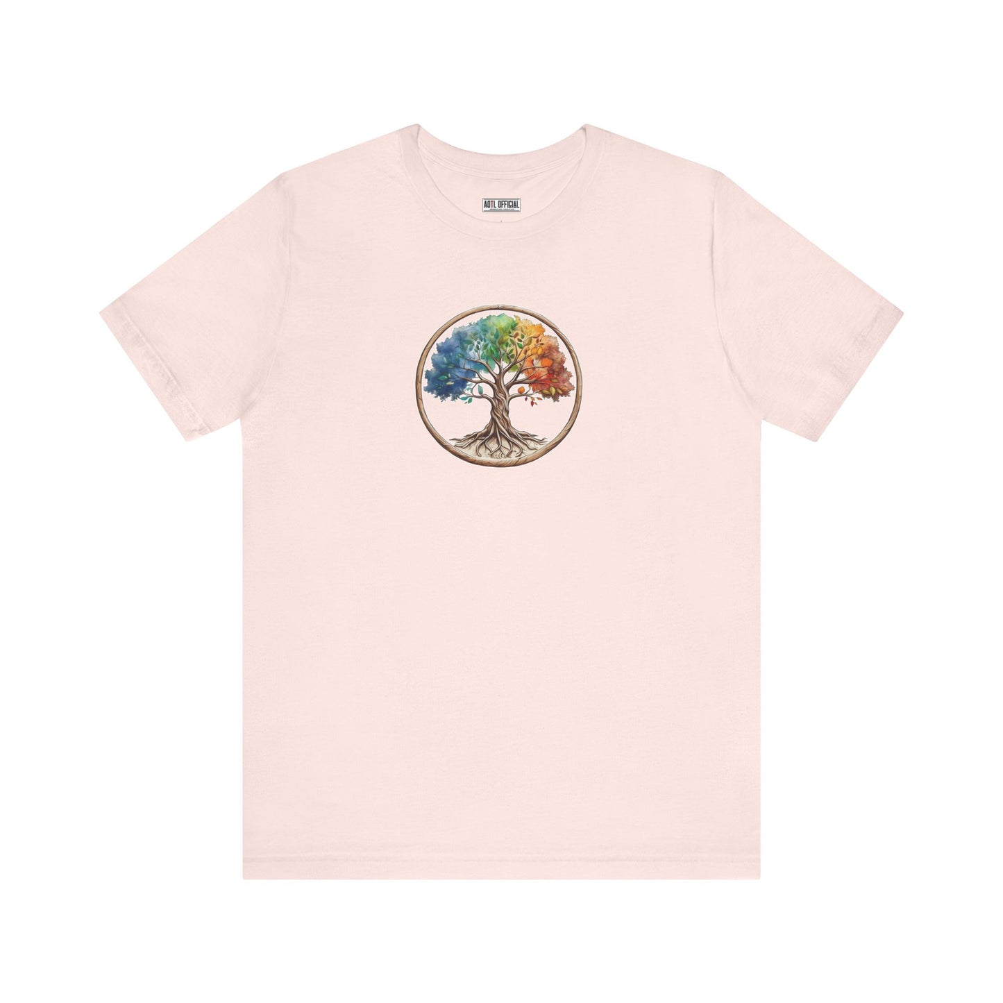 Colorful Tree Of Life Unisex Short Sleeve Tee