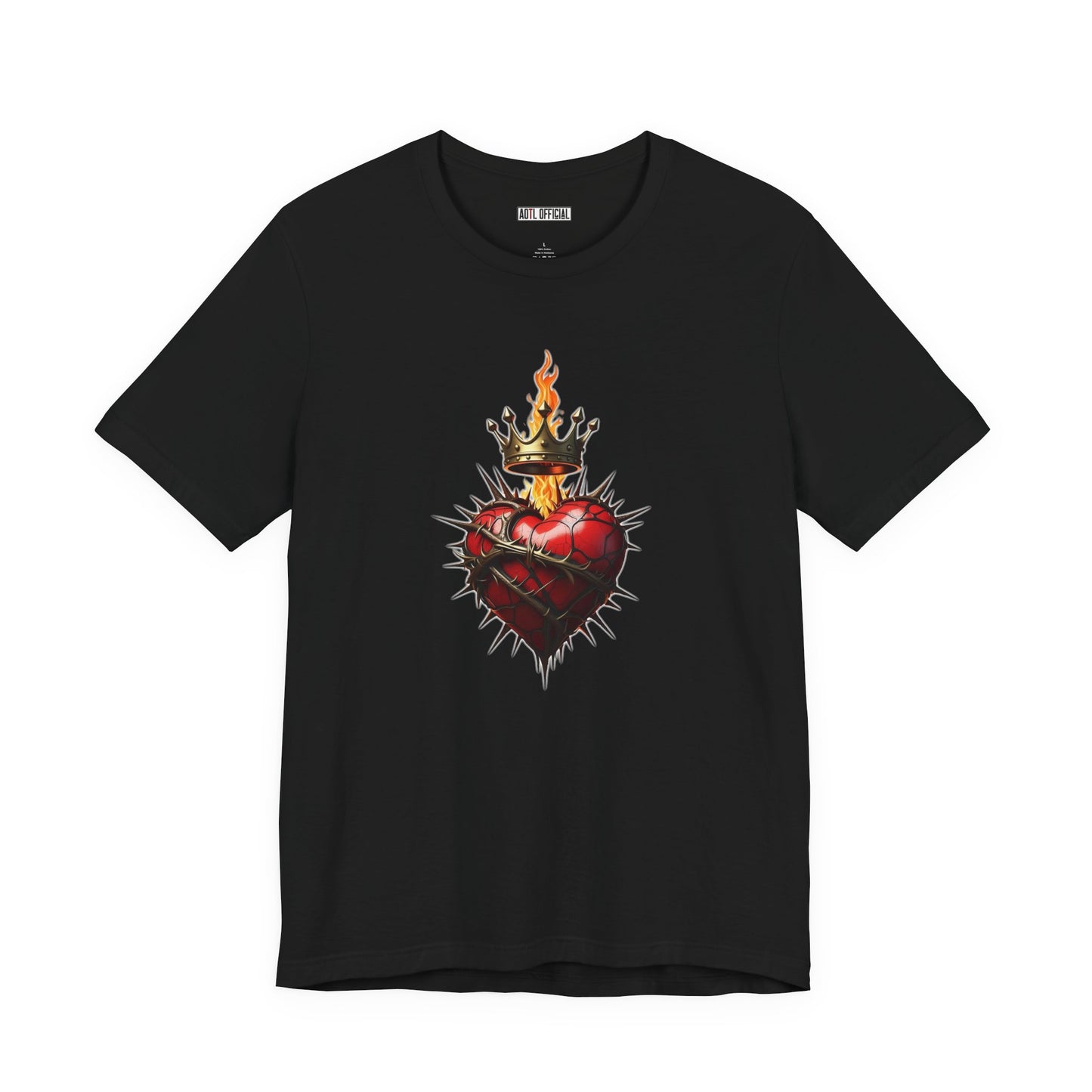 The Sacred Heart of Jesus Christian Unisex Short Sleeve Tee